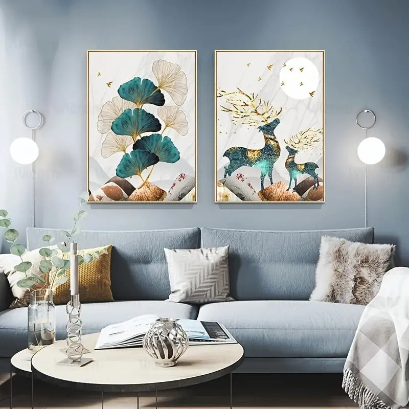 3pcs Nordic Abstract Landscape Wall Posters Set