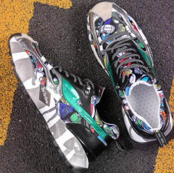Autumn New Trendy Colorful Dad Sneakers for Men